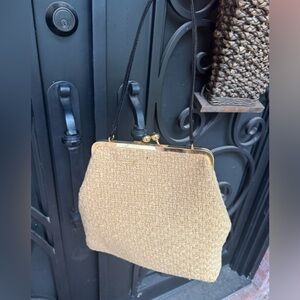 Beautiful, gold, yellow  wool like Glenda Gies purse